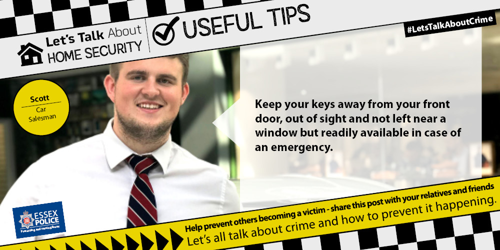 Home Security Essex Police Tip 2