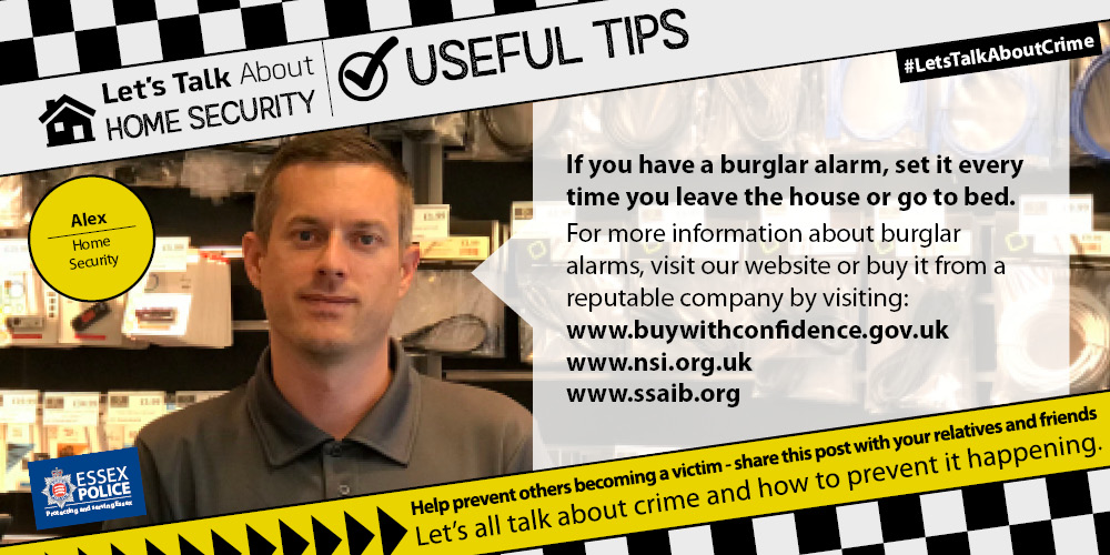 Home Security Essex Police Tip 5